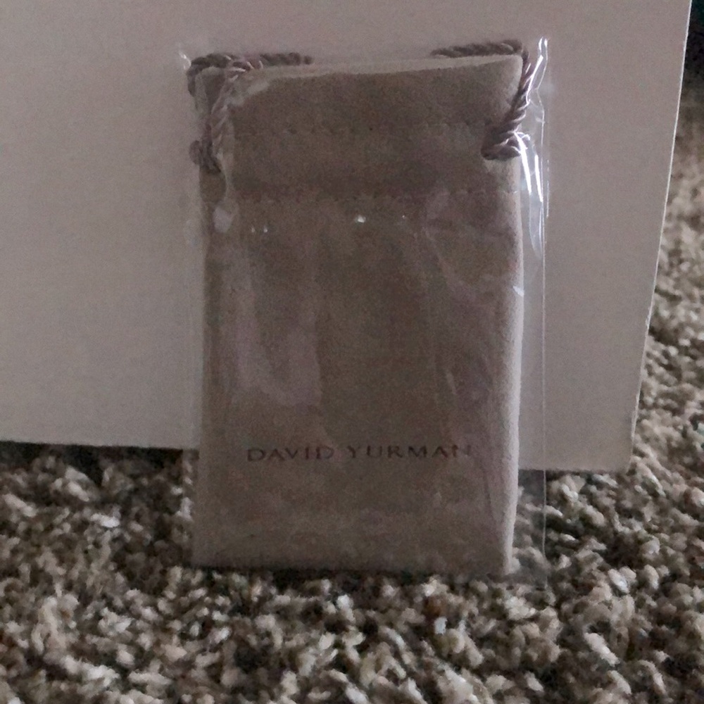 David Yurman pouch and cleaning cloth